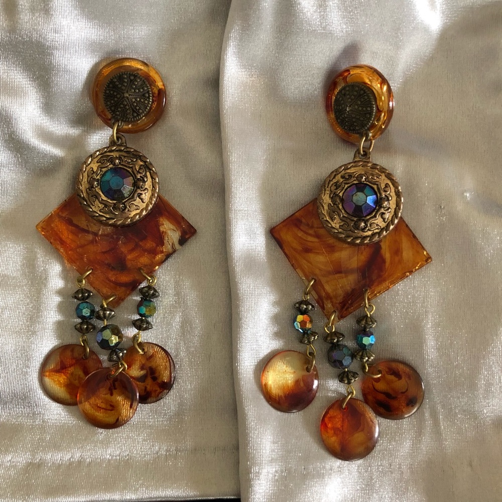 Long Clip on earrings